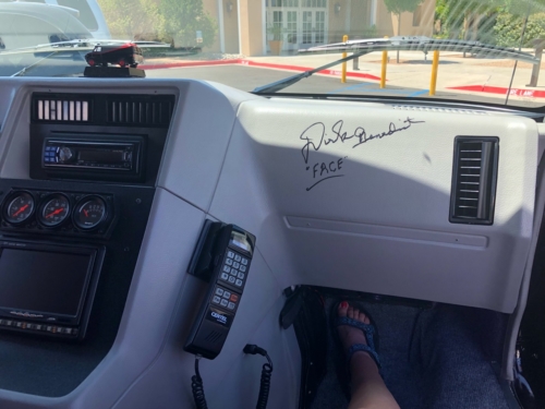 A-Team van autograph